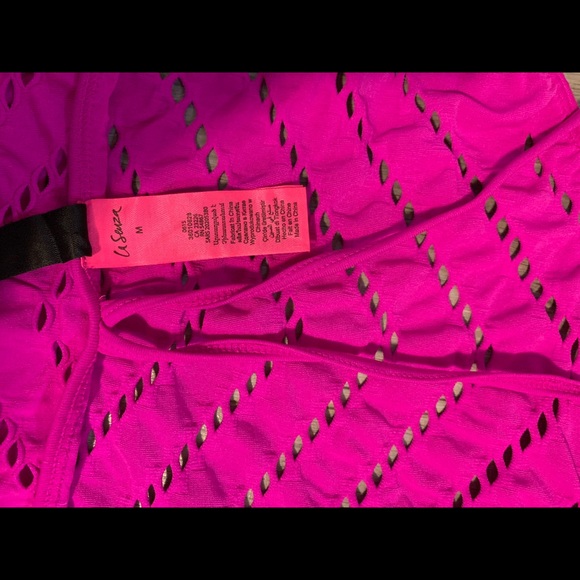 La senza hot pink 💕body suit size m - Picture 3 of 3